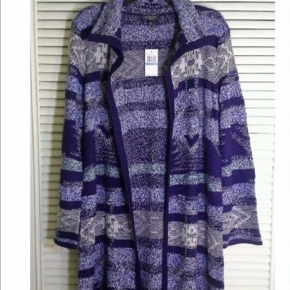 Spense Knits size Small long cardigan
